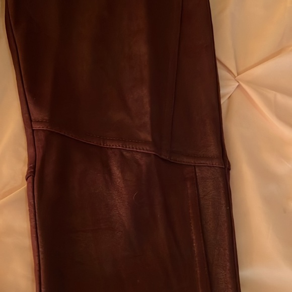 free people faux leather legging size extra small new with tags - Picture 3 of 5